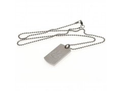 Newcastle United řetízek na krk se psí známkou Engraved Dog Tag & Chain