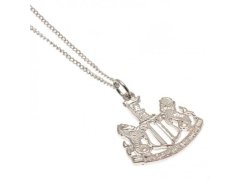 Newcastle United řetízek na krk s přívěškem Sterling Silver Pendant & Chain