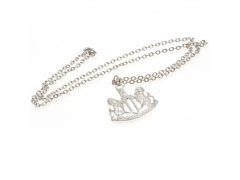 Newcastle United řetízek na krk s přívěškem Silver Plated Pendant & Chain