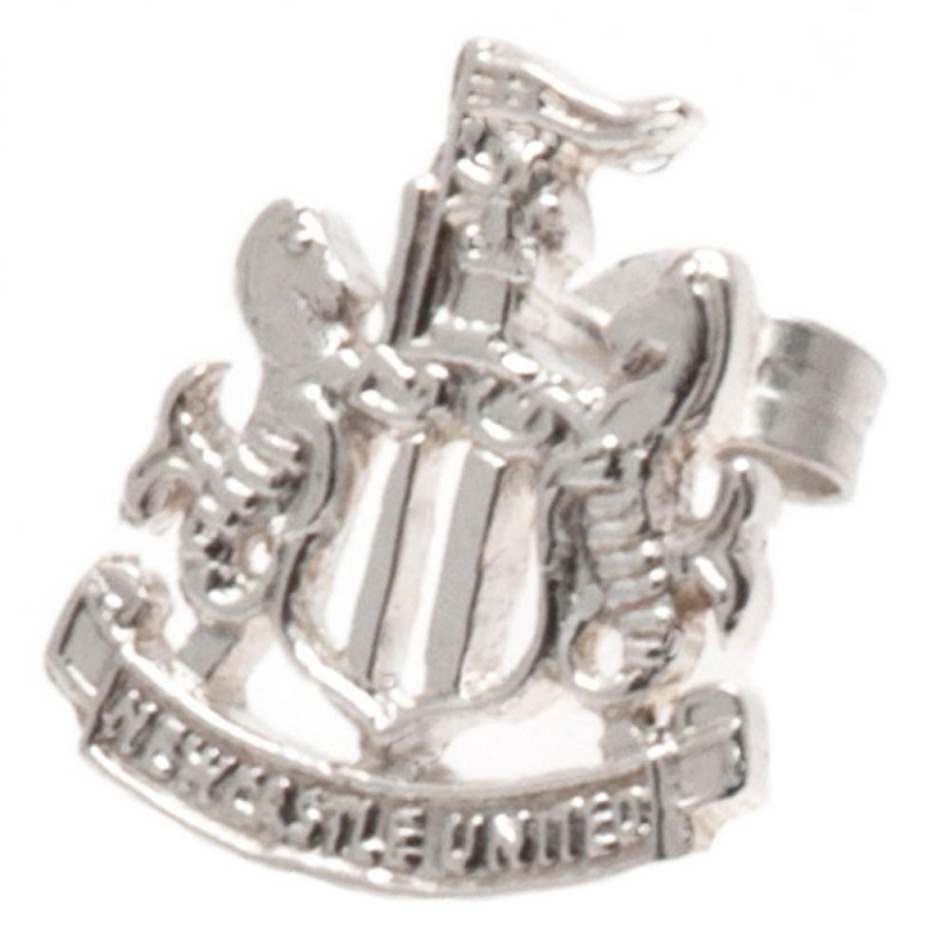Newcastle United náušnice Sterling Silver Stud Earring - Newcastle United klíčenky, náramky, šperky