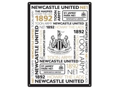 Newcastle United FC Large Montage Sign