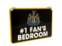 Newcastle United značka do ložnice Bedroom Sign No1 Fan