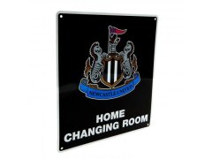 Newcastle United kovová značka Home Changing Room Sign