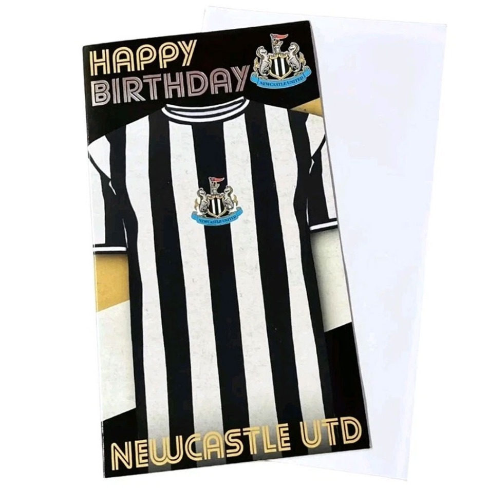 Newcastle United narozeninové přání Retro Shirt Birthday Card - Newcastle United ostatní suvenýry