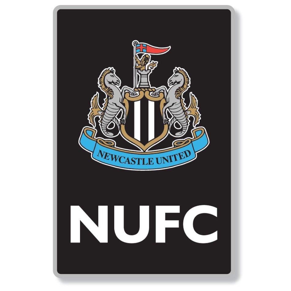 Newcastle United FC Portrait LED Crest Sign - Newcastle United ostatní suvenýry