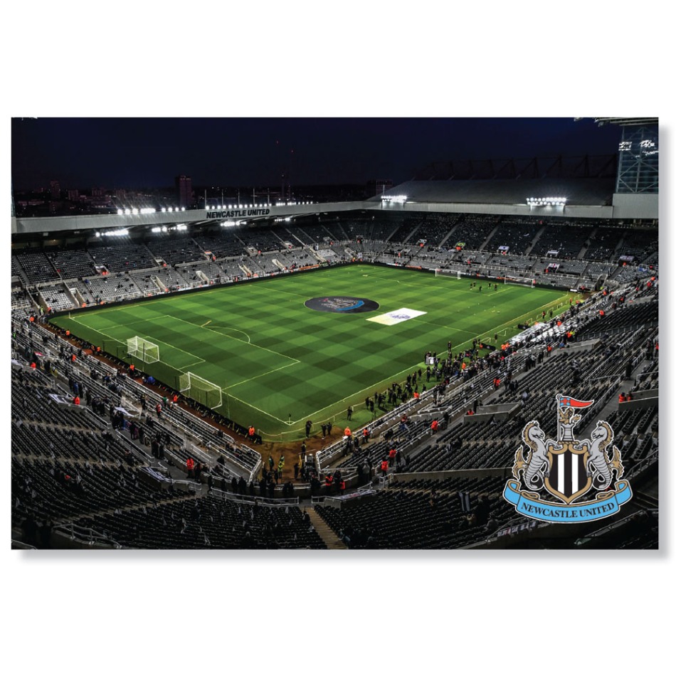 Newcastle United FC Landscape LED Stadium Sign - Newcastle United ostatní suvenýry