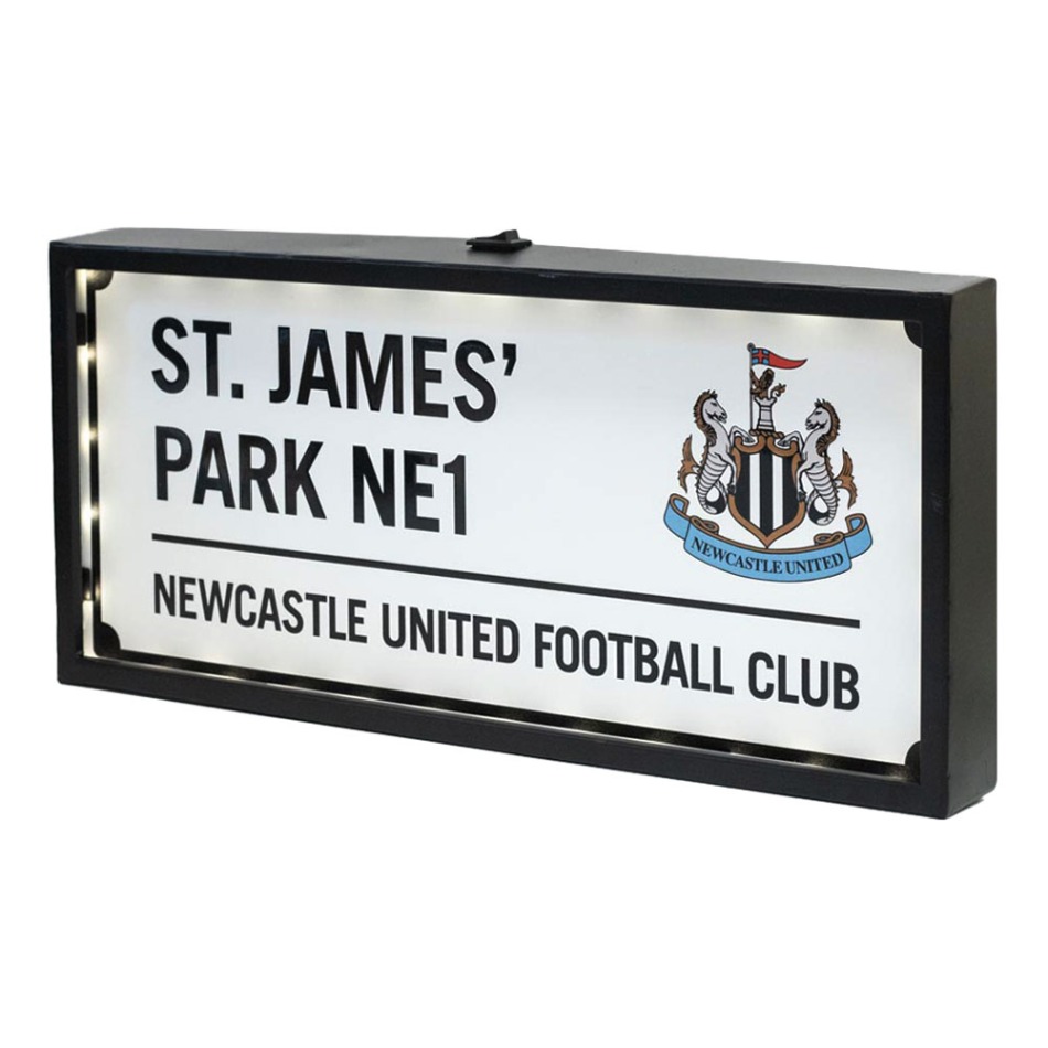 Newcastle United LED cedule Street - Newcastle United ostatní suvenýry