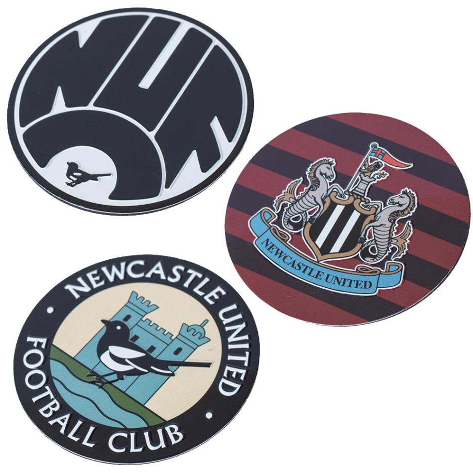 Newcastle United magnetka 3pk Retro set - Newcastle United ostatní suvenýry