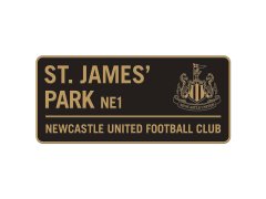 Newcastle United cedule na zeď Two Tone Street