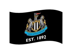 Newcastle United FC Established Flag