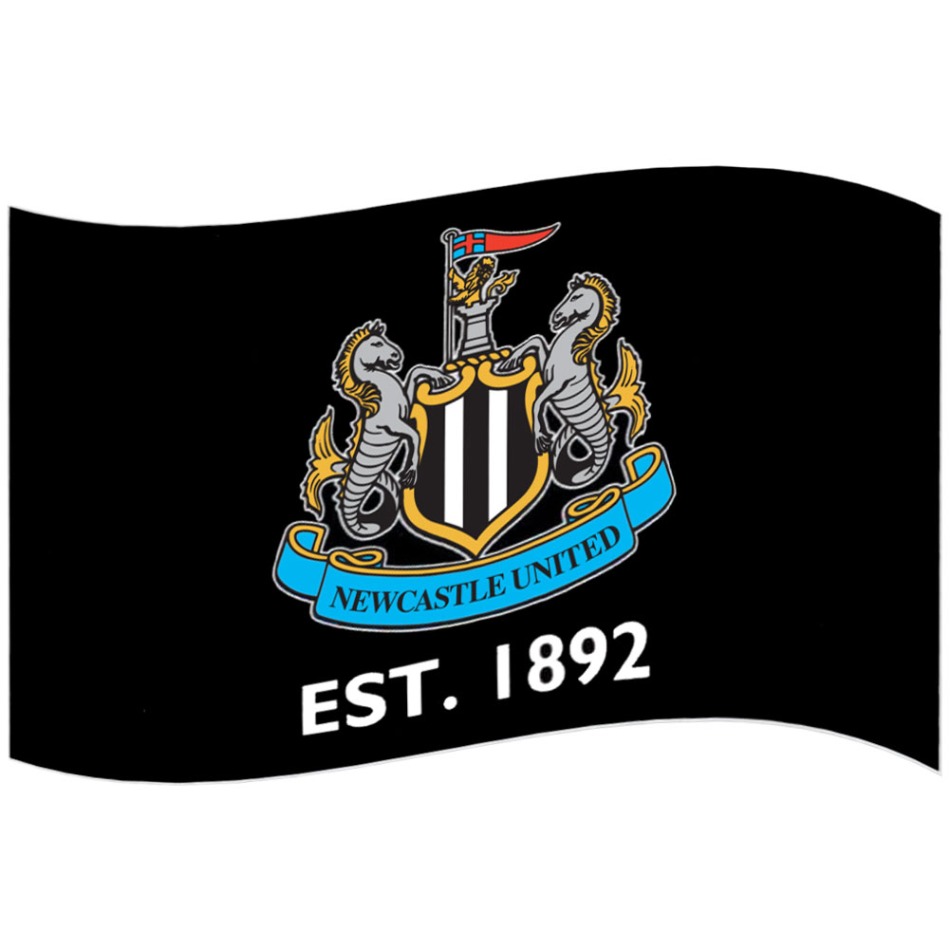 Newcastle United FC Established Flag