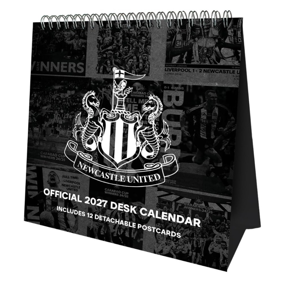 Newcastle United stolní kalendář 2027