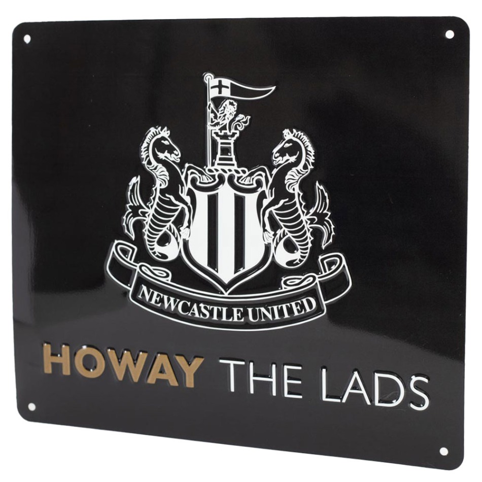 Newcastle United cedule na zeď Tunnel - Newcastle United vlajky, plakáty