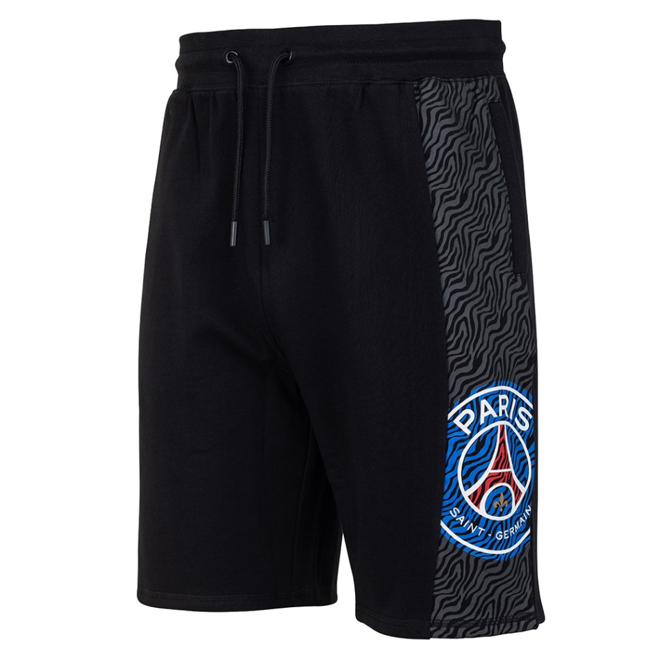 Paris Saint Germain dětské kraťasy Sweat black - Paris Saint Germain dětské oblečení