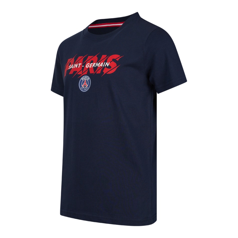 Paris Saint Germain dětské tričko Paris Slogan blue