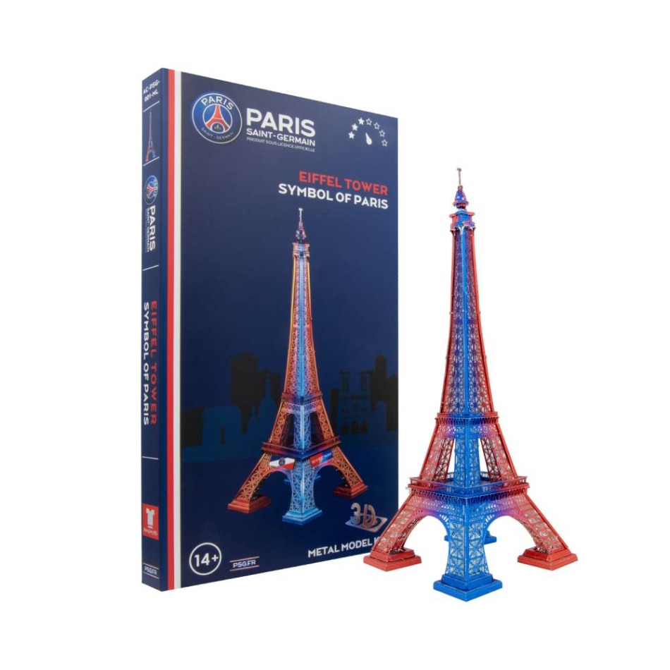Paris Saint Germain 3D kovový model Eiffel Tower Model Kit - Paris Saint Germain ostatní suvenýry Paris Saint German