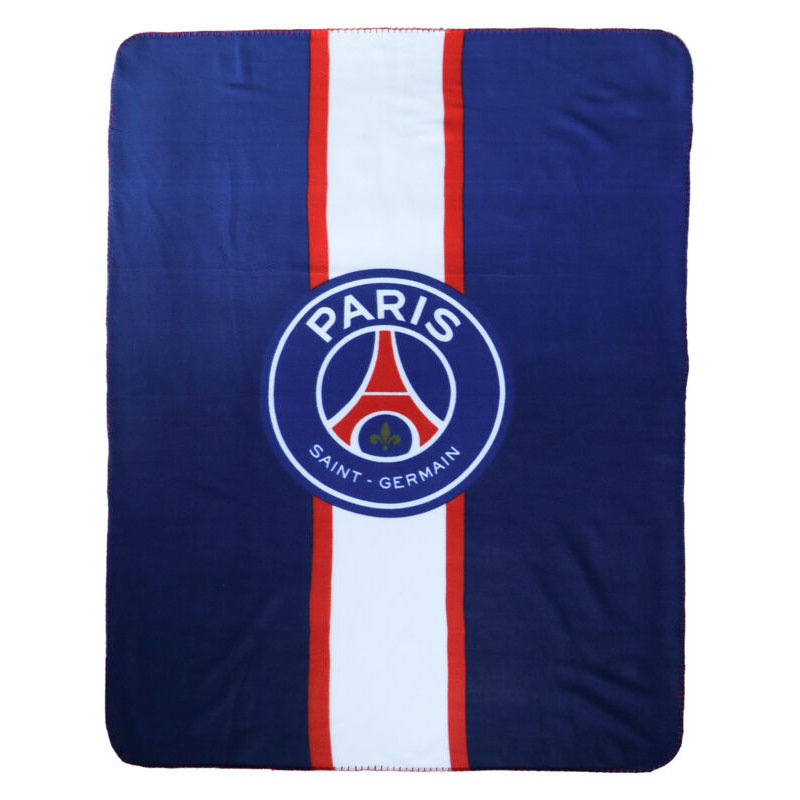 Paris Saint Germain fleecová deka Stripe