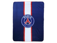 Paris Saint Germain fleecová deka Stripe