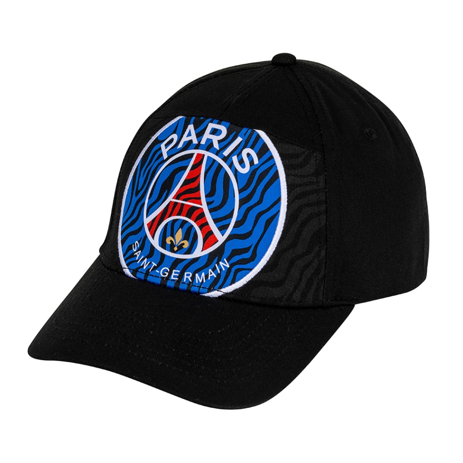 Paris Saint Germain čepice baseballová kšiltovka Graphic black - Paris Saint Germain šály, čepice, rukavice