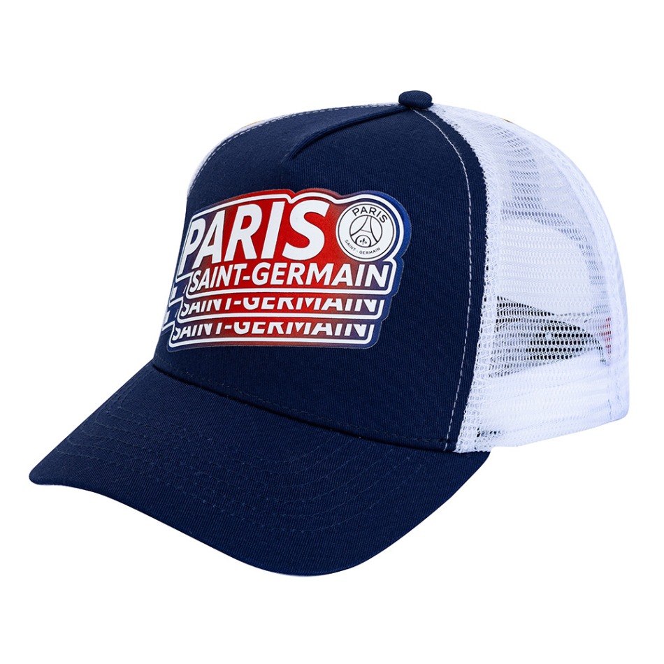 Paris Saint Germain čepice baseballová kšiltovka Trucker Repeat - šály, čepice, rukavice