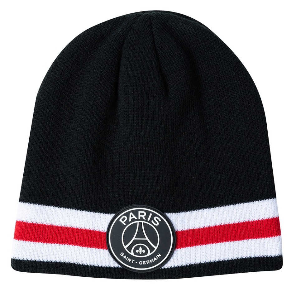 Paris Saint Germain zimní čepice Stripe black - šály, čepice, rukavice
