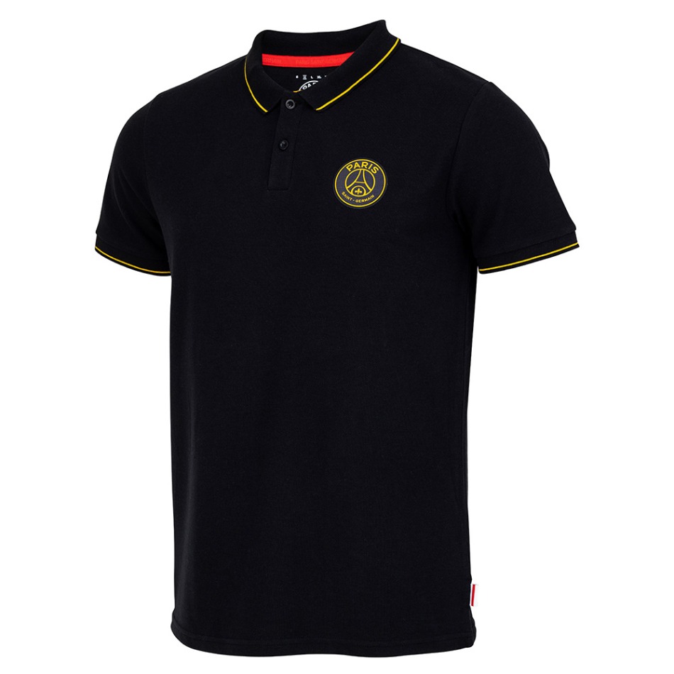 Paris Saint Germain pánské polo tričko Logo black - trička, polo trička, košile