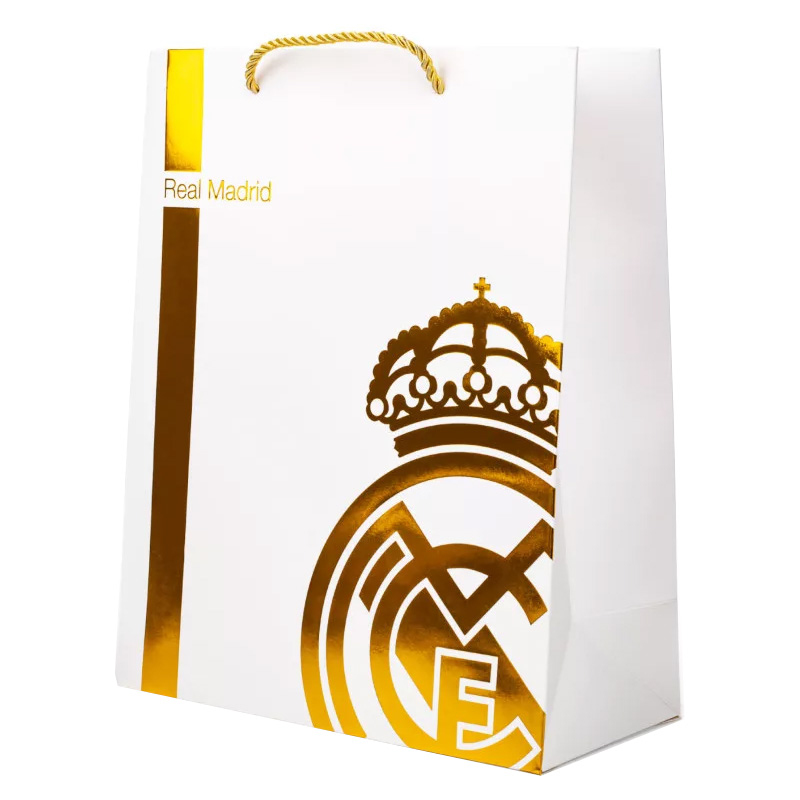 Real Madrid dárková taška Gold Small - Real Madrid batohy, tašky, gymsaky