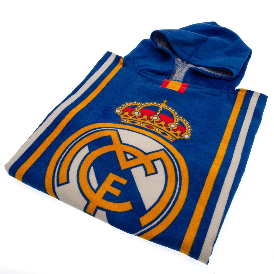 Real Madrid dětské pončo Kids Hooded Poncho