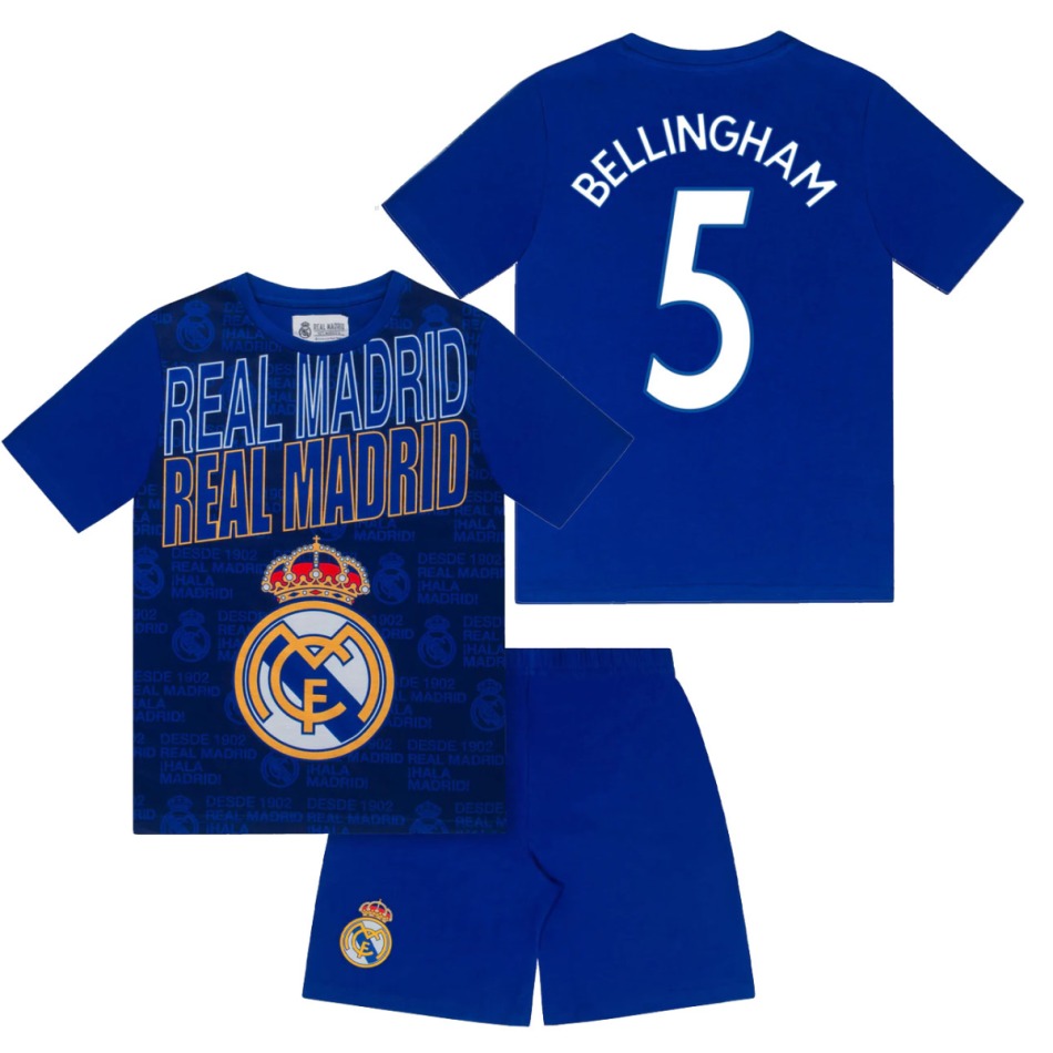 Real Madrid dětské pyžamo Short Bellingham