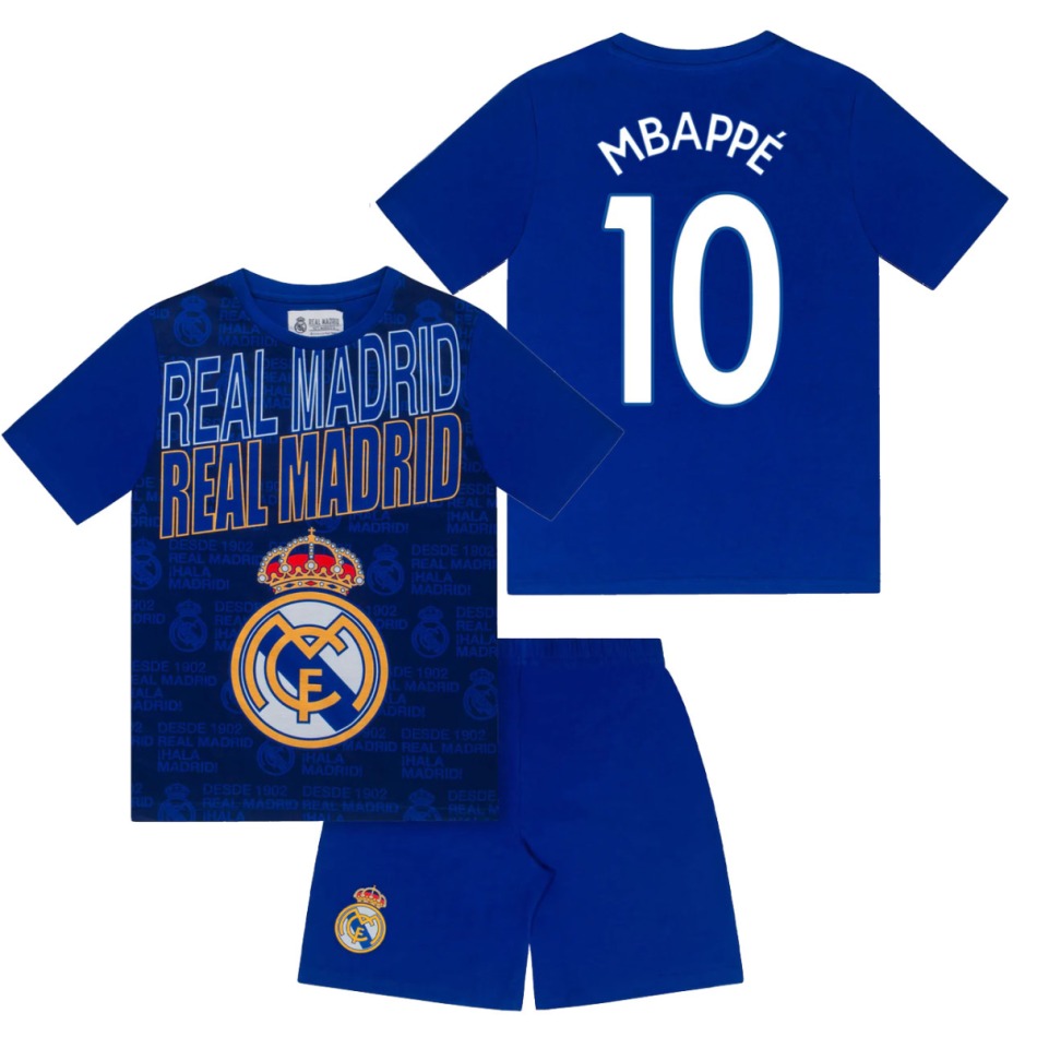 Real Madrid dětské pyžamo Short Mbappe - Real Madrid dětské oblečení