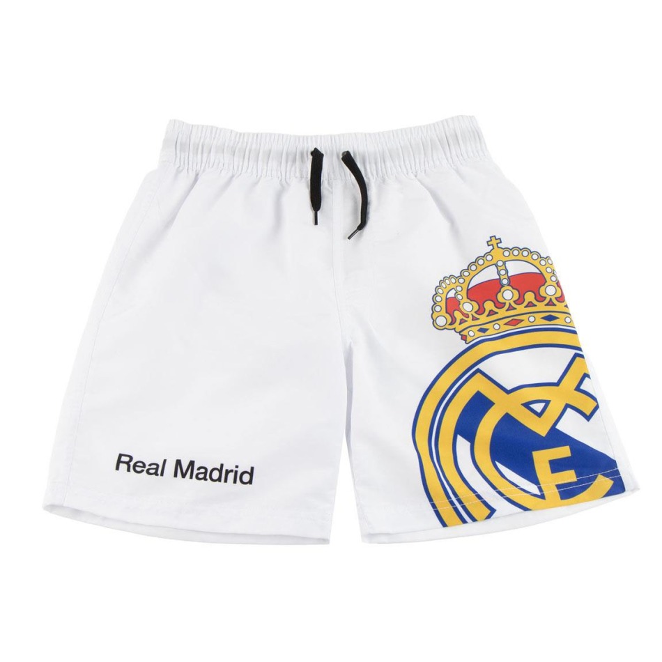 Real Madrid dětské plavky white - Real Madrid dětské oblečení