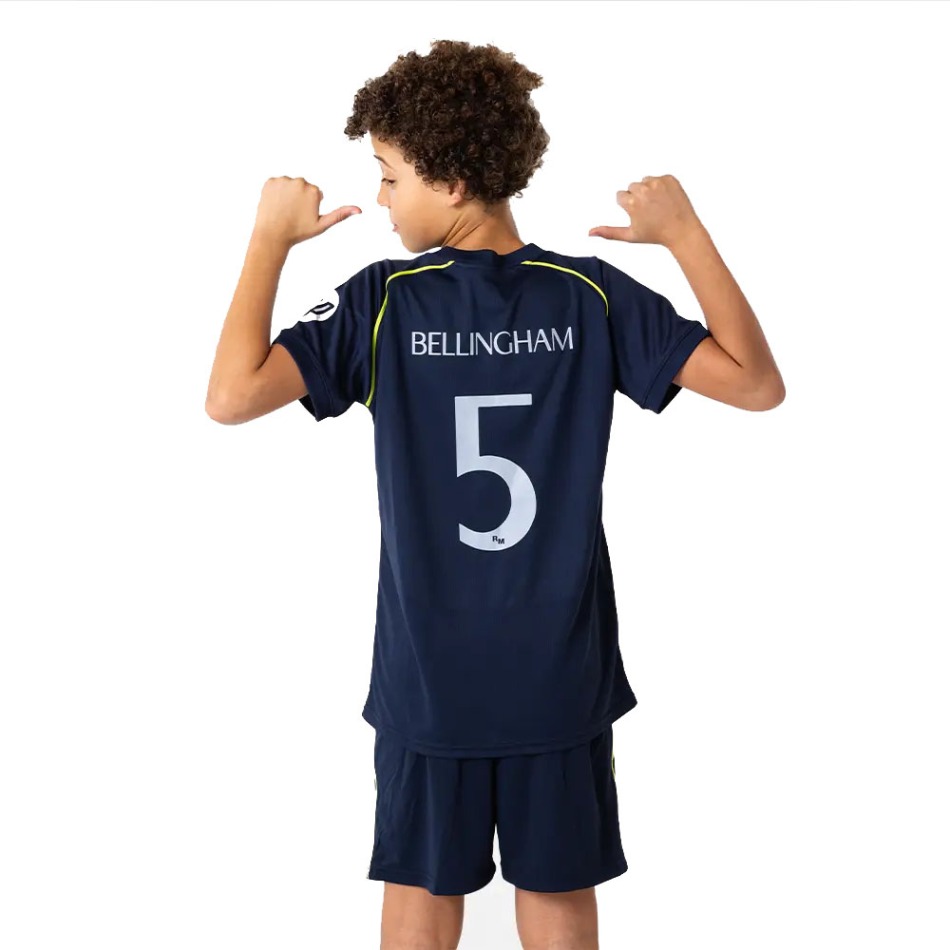 Real Madrid dětský set replica 25/26 Away Bellingham - Real Madrid dětské oblečení