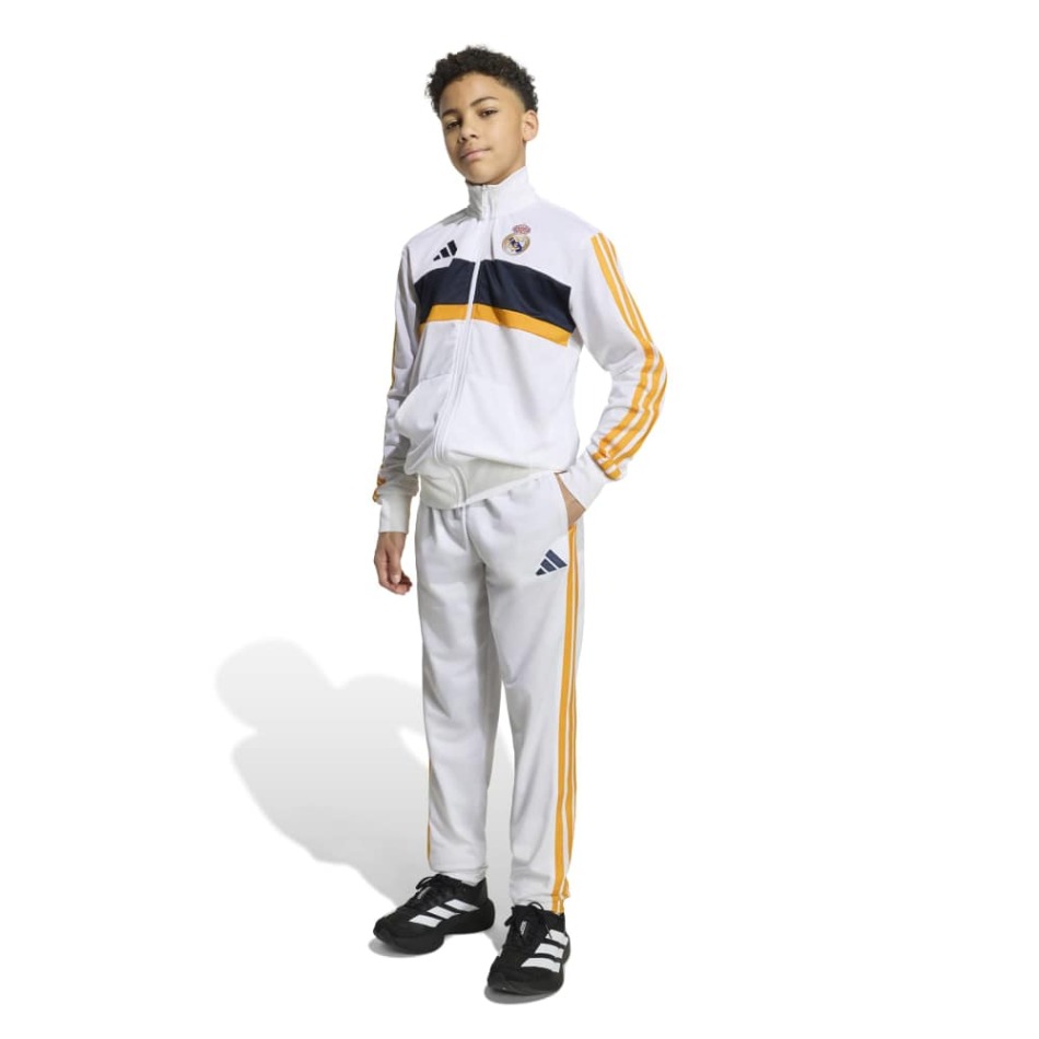 Real Madrid dětská souprava Track white - Real Madrid dětské oblečení
