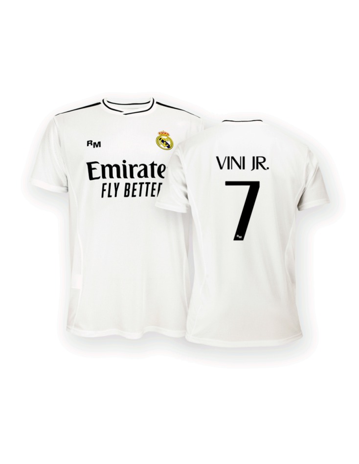 Real Madrid fotbalový dres replica 24/25 Home Vini Jr. - L