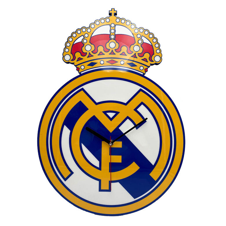 Real Madrid nástěnné hodiny Reloj XL - Real Madrid hodiny, hodinky, budíky