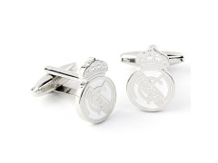 Real Madrid manžetové knoflíčky Silver Plated Formed Cufflinks