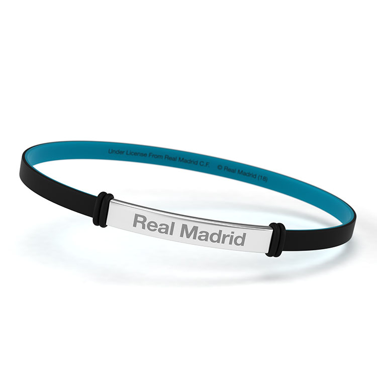 Real Madrid dětský náramek Fashion black - Real Madrid klíčenky, náramky, šperky