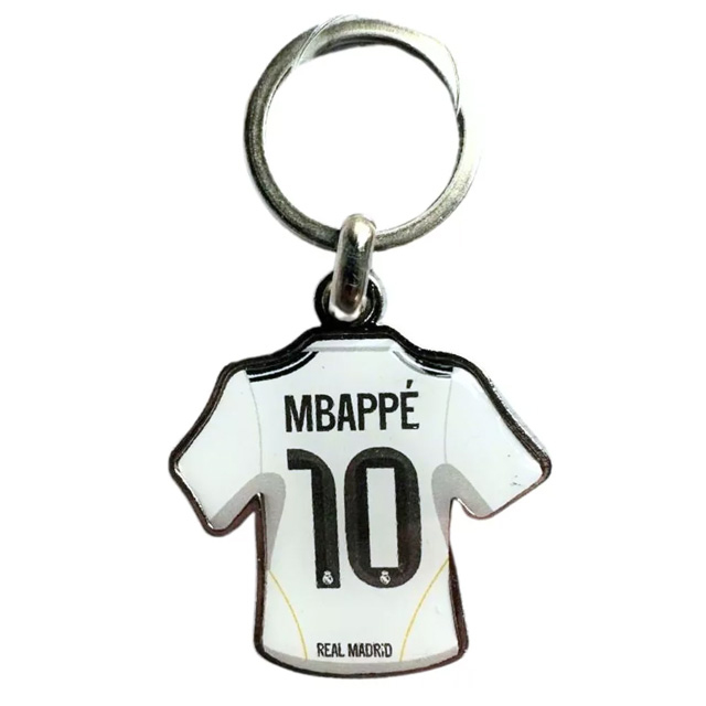 Real Madrid přívěšek na klíče Mbappe - Real Madrid klíčenky, náramky, šperky