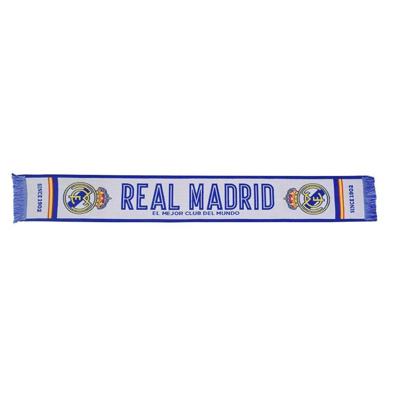 Real Madrid zimní šála blue - Real Madrid kšiltovky, čepice, rukavice