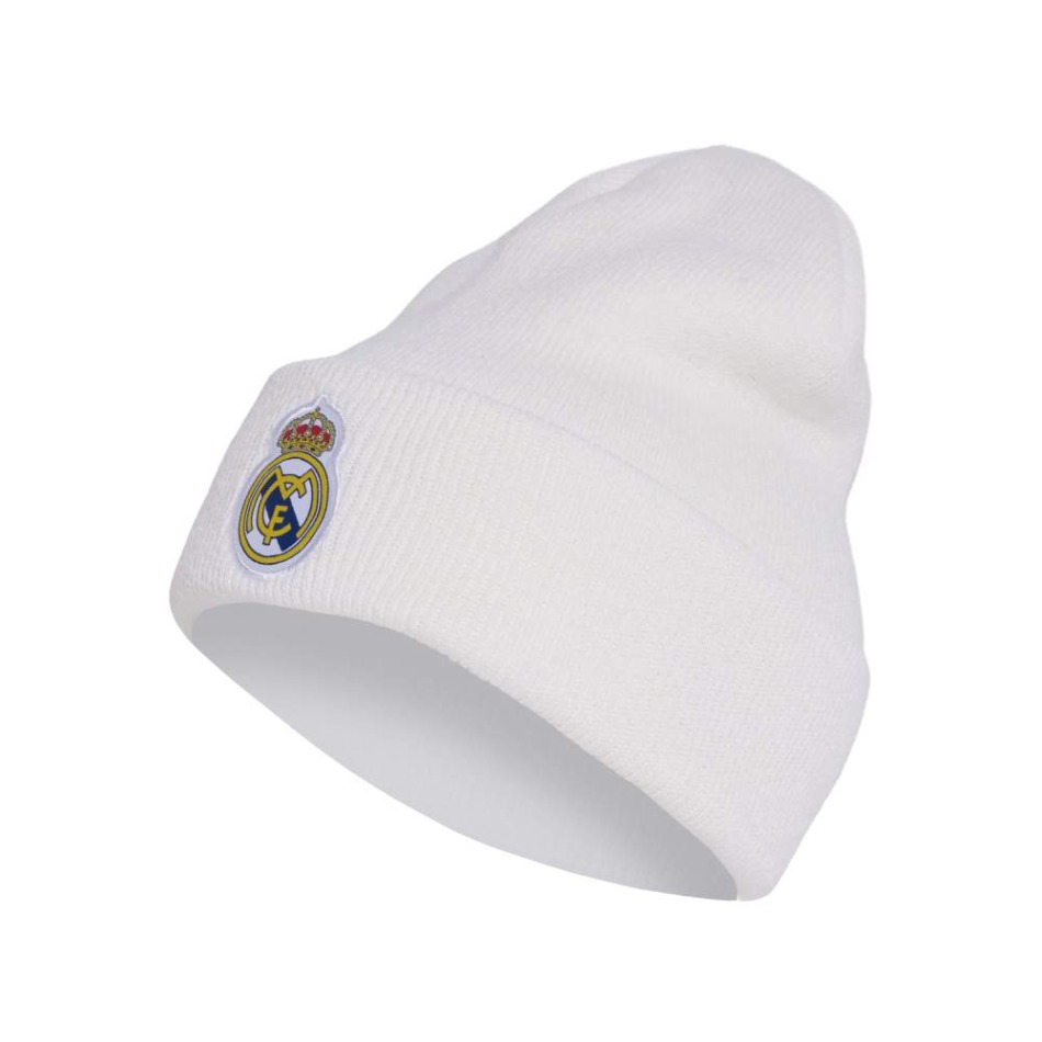 Čepice REAL MADRID Crest white - Real Madrid kšiltovky, čepice, rukavice