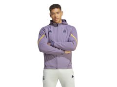 Real Madrid pánská mikina s kapucí Gameday violet