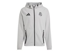 Real Madrid pánská bunda s kapucí Vis Tech Travel grey