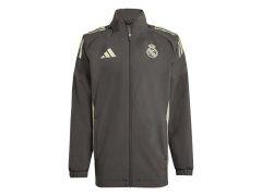 Real Madrid pánská bunda s kapucí Allweather grey