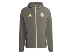 Real Madrid pánská bunda s kapucí Vis Tech Travel green