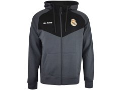 Real Madrid pánská mikina s kapucí Zip gris