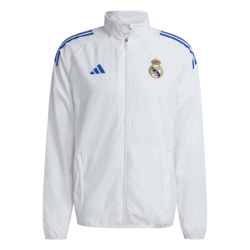 Real Madrid pánská bunda EU Presentation white - Real Madrid mikiny, bundy