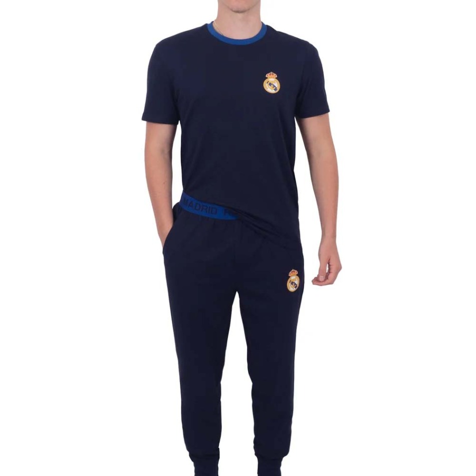 Real Madrid pánské pyžamo Long navy - Real Madrid ostatní modní doplňky