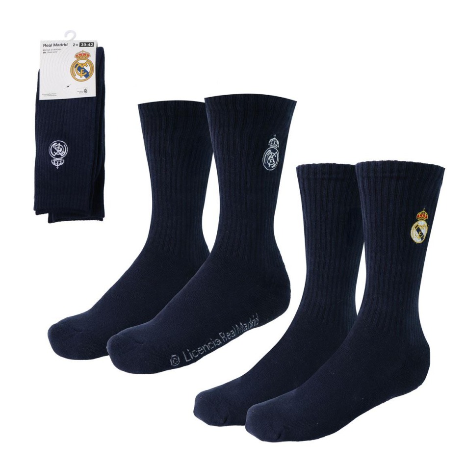 Real Madrid ponožky long black - Real Madrid ostatní modní doplňky