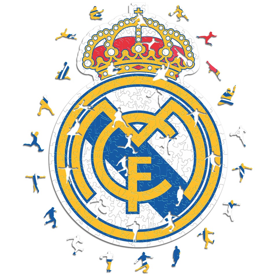 Real Madrid dřevěné puzzle Crest 150 pcs