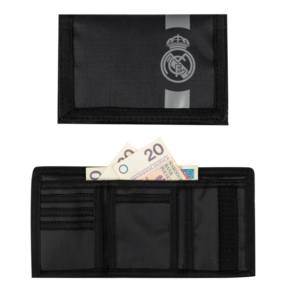 Peněženka REAL MADRID black - Real Madrid ostatní suvenýry